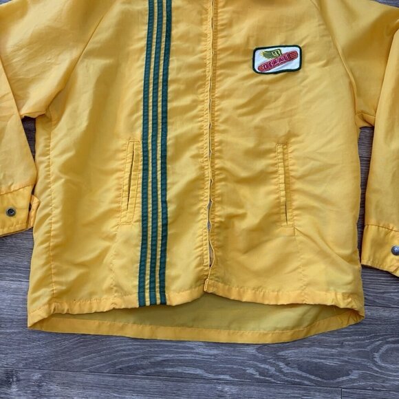 VTG 70s Swingster Dekalb Seed Corn Windbreaker Jacket M Retro Farm Advertising - Picture 3 of 16